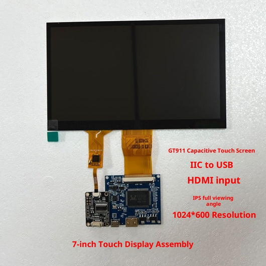 Pantalla Táctil LCD IPS 7 Pulgadas 1024x600 RGB de Alta Resolución - Image 9