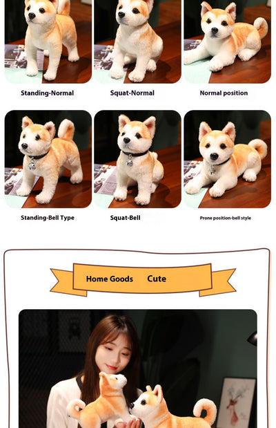 Peluche Perro Akita Realista - Juguete de Simulación Premium - Image 14