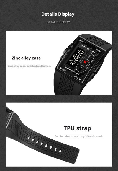 Reloj Deportivo Inteligente Dual para Estudiantes - Resistente al Agua - Image 18