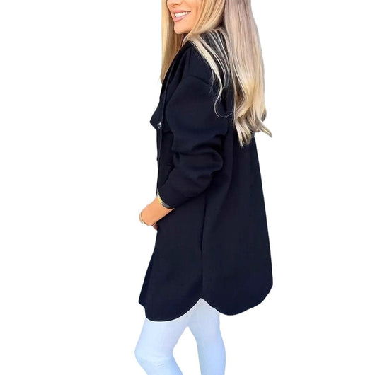 Chaqueta de Twill con Capucha y Bolsillos para Otoño e Invierno - Image 5