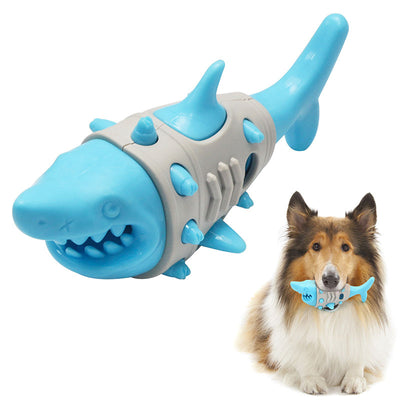 Juguete Mordedor para Perros con Diseño de Tiburón - Alivia la Dentición y Limpia los Dientes - Image 3