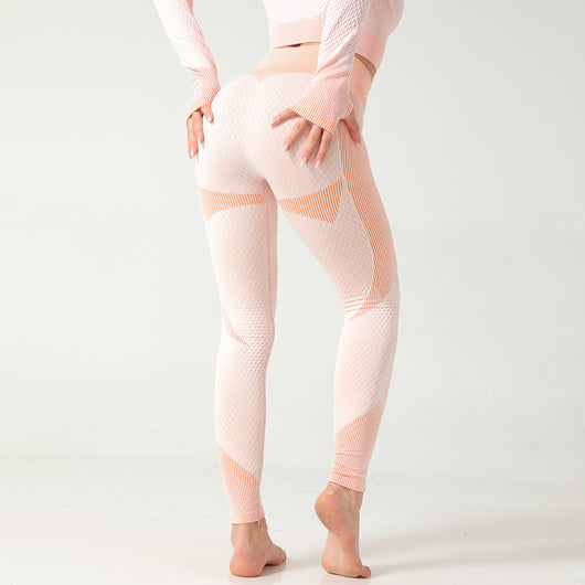 Pantalones Deportivos de Compresión European and American Peach Hip - Image 33