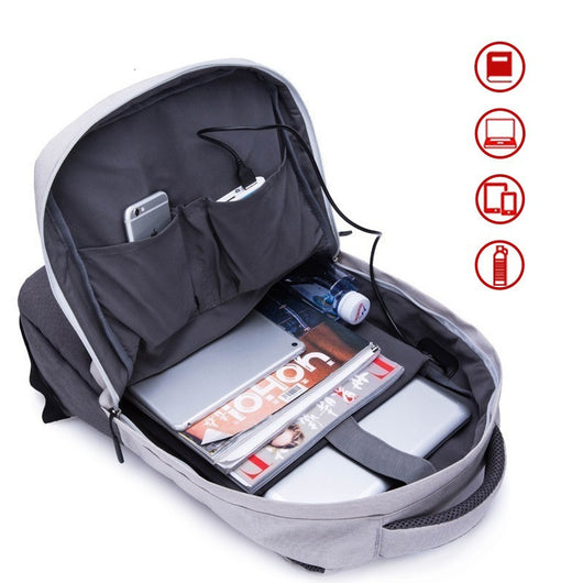 Mochila de Viaje con Carga USB para Hombre - Image 3