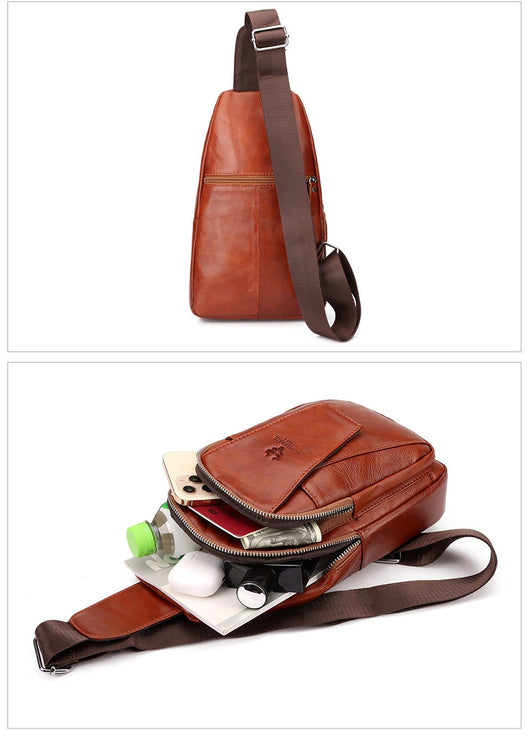 Bolso de Hombro en Cuero Vacuno Completo para Trabajo y Viajes - Image 14