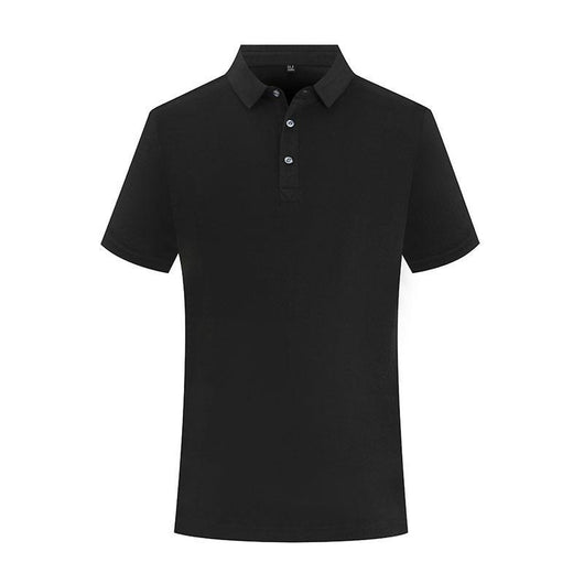Polo de Manga Corta Color Sólido con Solapa - Image 23