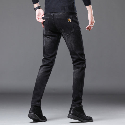 Pantalones Casuales Coreanos Elásticos para Hombre - Image 3
