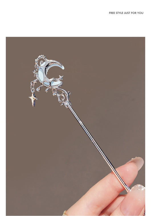 Pasador Moonstone de Piedra Lunar para Recogidos Elegantes - Image 13