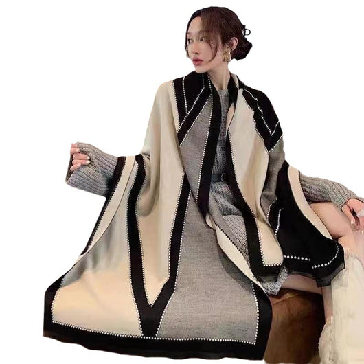 Pashmina Gruesa Térmica Multiusos - Abrigo Cálido y Elegante - Image 6