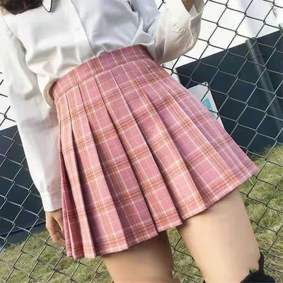 Falda Plisada Cintura Alta Corte A para Mujer - Image 5