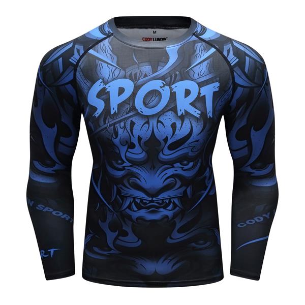 Pantalones Deportivos Yoga Hombre Cuello Redondo Impresión 3D Transpirables