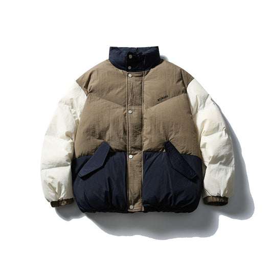 Abrigo Acolchado de Algodón con Cuello Alto - Image 17
