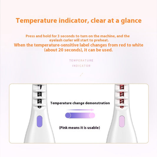 Rizador de Pestañas Eléctrico con Control de Temperatura 3 Niveles - Image 2