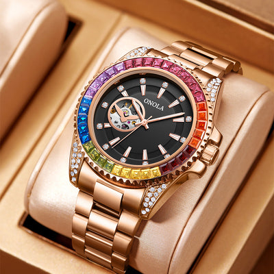 Reloj Automático para Hombre con Correa de Acero Inoxidable Macizo - Image 10