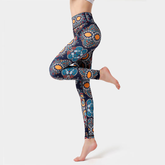 Pantalones de Yoga Estampados de Secado Rápido - Image 26