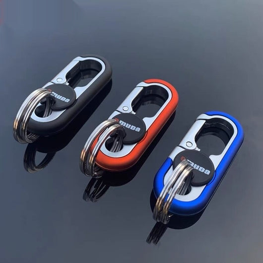 Llavero Metálico Elegante para Hombre - Diseño Minimalista