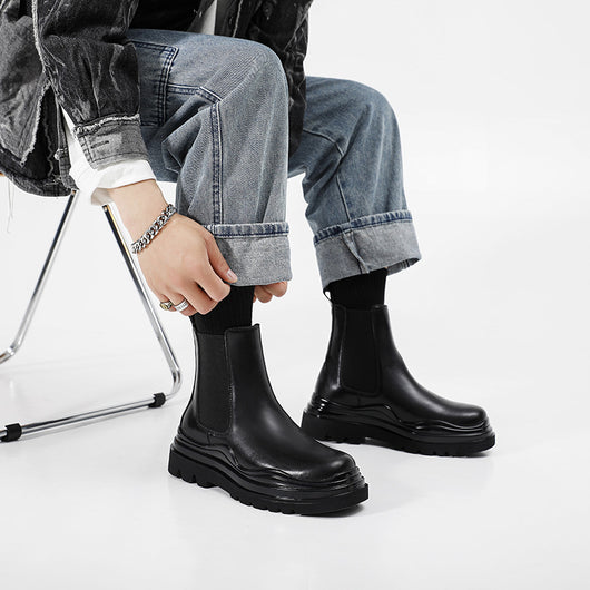 Botas Martin Altas de Cuero - Estilo Versátil y Moderno - Image 12