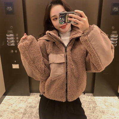 Chaqueta Polar Panelada con Capucha - Abrigo Casual y Cálido - Image 15
