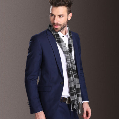 Bufanda Escocesa para Hombre Invierno Cálida Estilo Europa - Image 17
