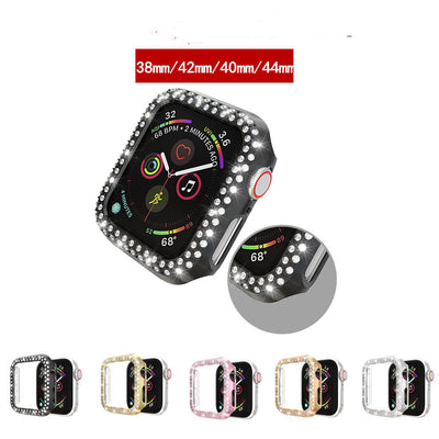 Estuche para Reloj de Marco Doble Diamante con Chapado Electrolítico