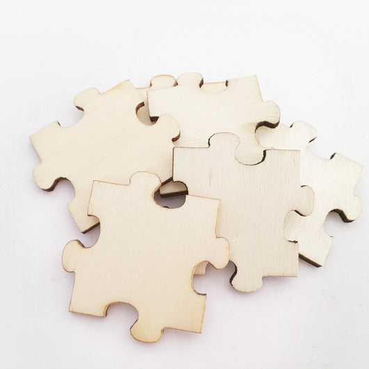 Virutas de Madera Mixta para Accesorios Artesanales - Pack de 50 Piezas - Image 4
