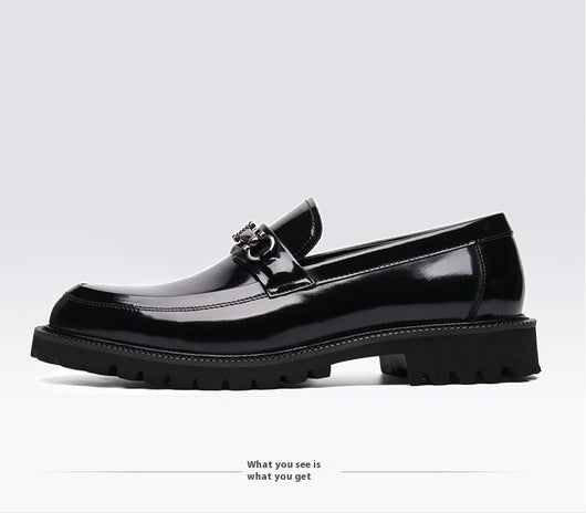 Zapatos Gommino con Hebilla Horse Street en Cuero Japonés Pulido para Hombre - Image 17