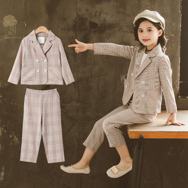 Blazer Doble Botonadura Infantil Tendencia Net Red
