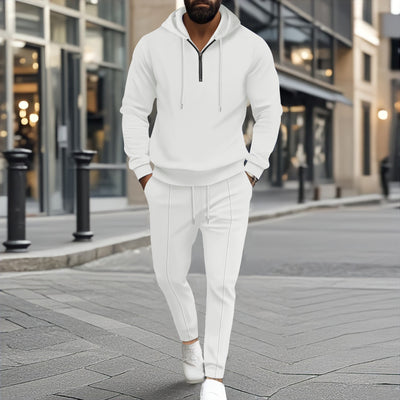 Conjunto Deportivo Dos Piezas con Sudadera Texturizada y Pantalón Largo - Image 5