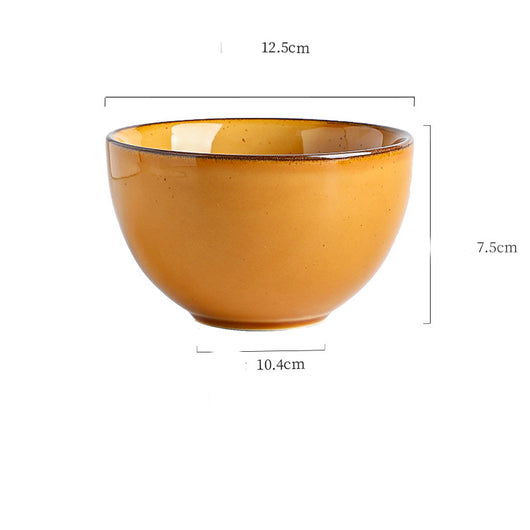 Cuenco de Arroz Vintage Cerámica Inky Glaze - Image 12