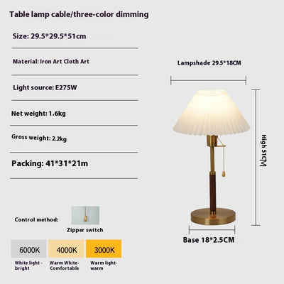 Lámpara de Pie Vintage con Pliegues - Iluminación Elegante de Diseño Retro - Image 6