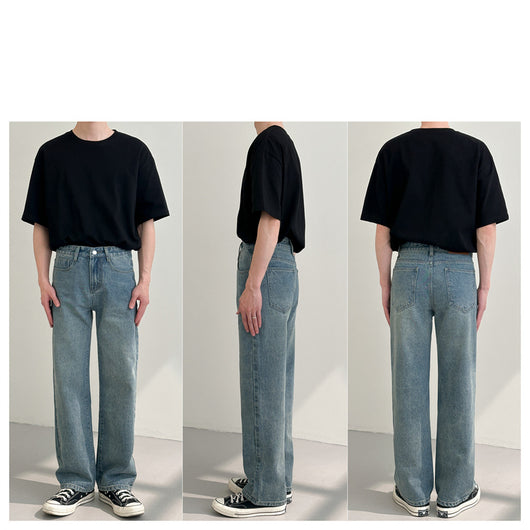 Jeans Rectos Holgados para Hombre - Versátiles y Cómodos - Image 6
