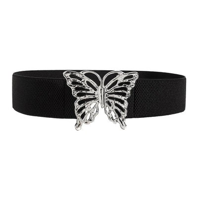Cinturón Elástico para Mujer con Hebilla Mariposa - Accesorio Decorativo Versátil - Image 26