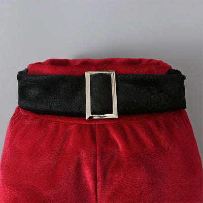 Conjunto Navideño Infantil 3 Piezas: Camisa Manga Larga, Pantalón Acampanado y Gorro - Image 4