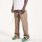 Pantalones Casuales Rectos Holgados con Drapeado Sedoso para Hombre
