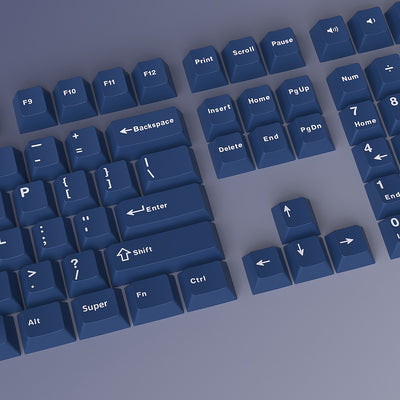 Keycap Grabado en PBT Bicolor Azul con Altura Personalizada - Image 12