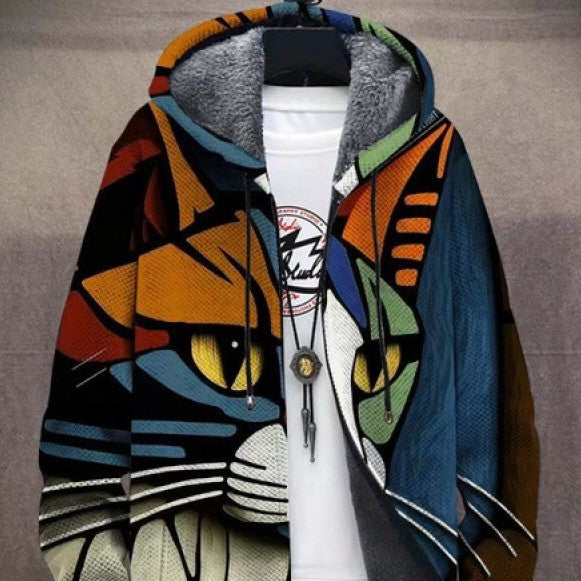Chaqueta de Invierno Gruesa Impermeable con Forro Térmico para Hombre