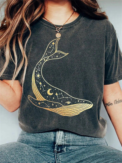 Camiseta Estampada 3D de Manga Corta para Mujer - Image 19