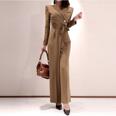 Jumpsuit Elegante de Manga Larga para Mujer - Diseño Ajustado y Sofisticado - Image 3