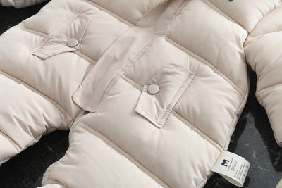 Mameluco Bebé con Capucha y Forro Polar Grueso - Image 22