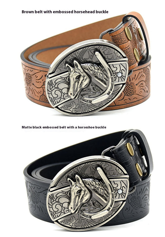 Cinturón de Cuero con Grabado Personalizado y Hebilla Suave - Image 35