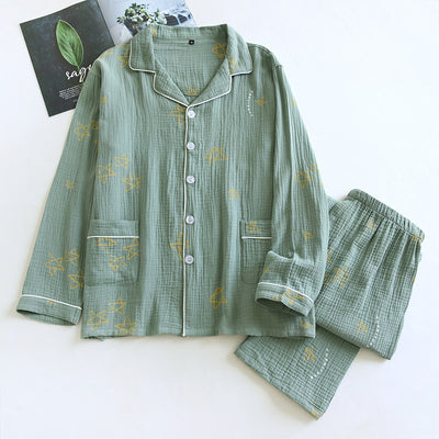 Pijama Hombre Doble Gasa Algodón Crepe - Image 28