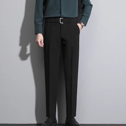 Pantalones Casuales Coreanos Rectos Antirruga de Corte Moderno - Image 21