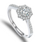 Anillo de Plata S925 con Encaje Elegante para Mujer