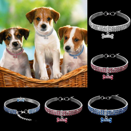 Collar de Perro con Cristales Brillantes - Accesorios Elegantes para Mascotas Pequeñas - Image 4