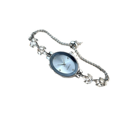 Reloj Pulsera Ovalado de Lujo Retro - Cuarzo de Alta Gama para Mujer - Image 4