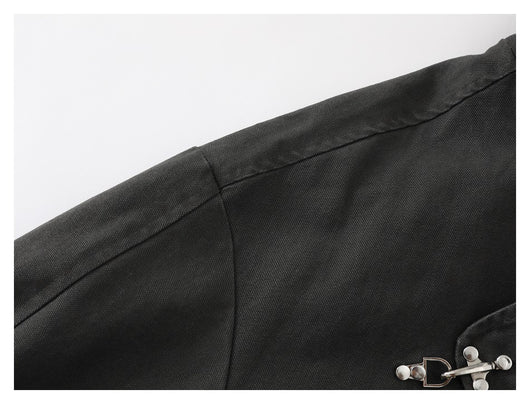 Chaqueta de Trabajo Cuello Mao Hombre - Diseño Premium Primavera Otoño - Image 15