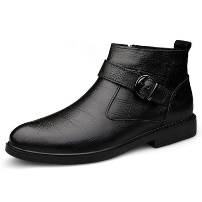 Botas de Cuero Premium Talla Grande: Calidez y Confort para el Invierno - Image 4