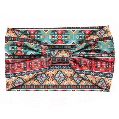 Banda Elástica Estampado Africano para Cabello - Diadema Deportiva Ancha Mujer Yoga - Image 20