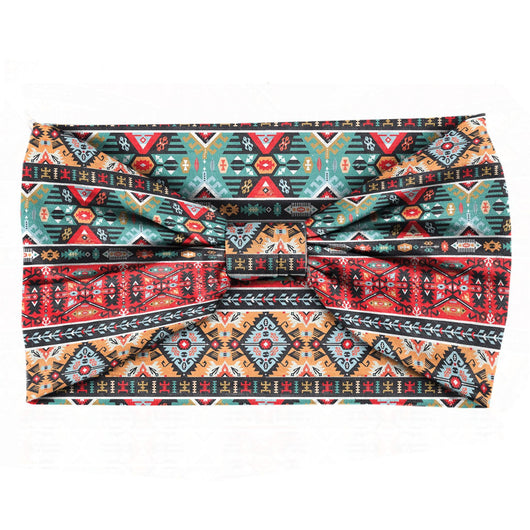 Banda Elástica Estampado Africano para Cabello - Diadema Deportiva Ancha Mujer Yoga - Image 20