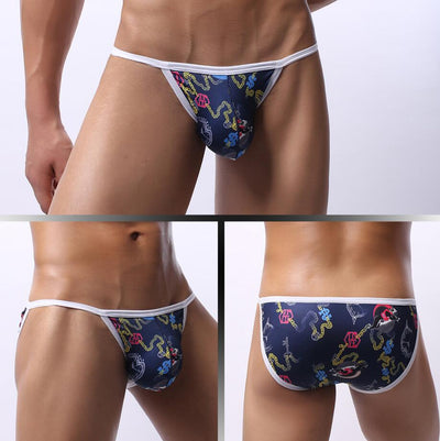 Calzoncillos Hombre Cintura Baja con Estampado Cartoon Transpirables - Image 21