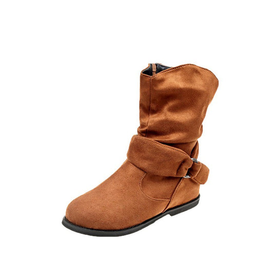 Zapatos de Ante con Punta Redonda - Colección Nueva Temporada Europa y América - Image 8
